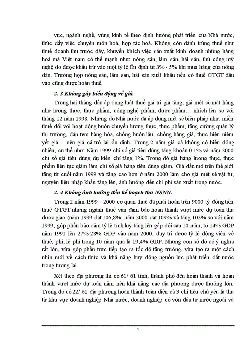 image for page Tác động của thuế GTGT tới hoạt động kinh doanh của các doanh nghiệp Việt nam 1