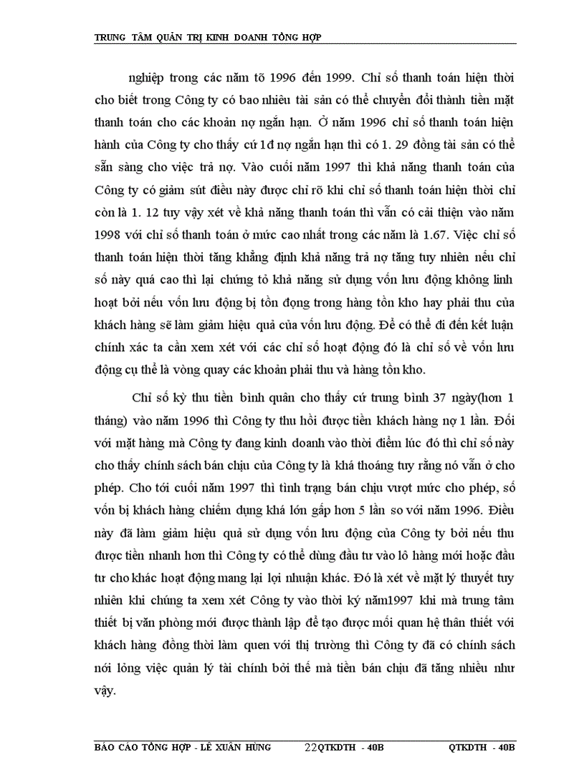 image for page Báo cáo thực tập tại Công ty cổ phần fintec