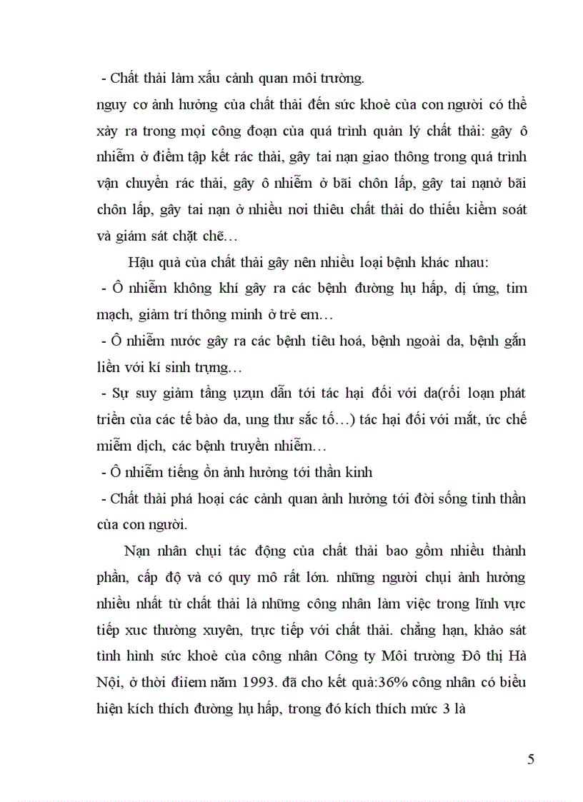 image for page Đánh giá hiệu quả đầu tư kinh tế xã hội của dự án xây dựng bãi rác thải Nam Sơn Sóc Sơn Đông Anh Hà Nội 1