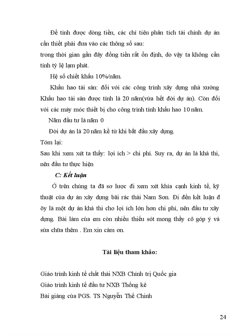 image for page Đánh giá hiệu quả đầu tư kinh tế xã hội của dự án xây dựng bãi rác thải Nam Sơn Sóc Sơn Đông Anh Hà Nội 1