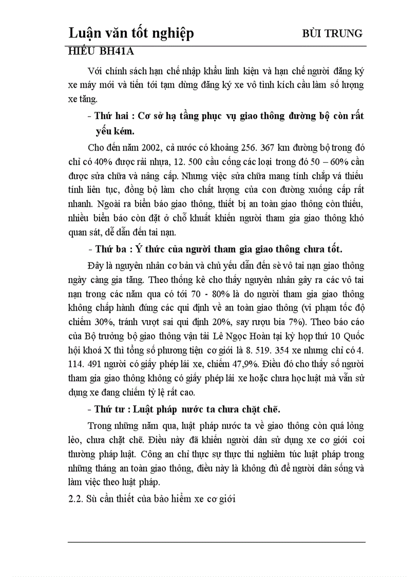 image for page Trục lợi trong bảo hiểm xe cơ giới tại Công ty bảo hiểm Hà Nội 1