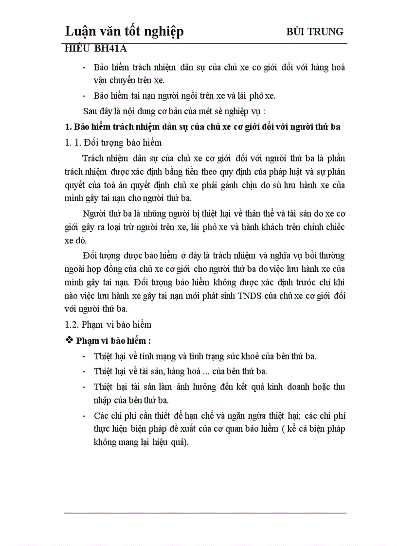 image for page Trục lợi trong bảo hiểm xe cơ giới tại Công ty bảo hiểm Hà Nội 1