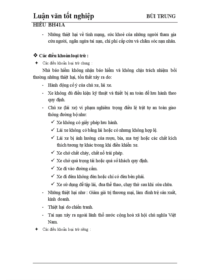 image for page Trục lợi trong bảo hiểm xe cơ giới tại Công ty bảo hiểm Hà Nội 1