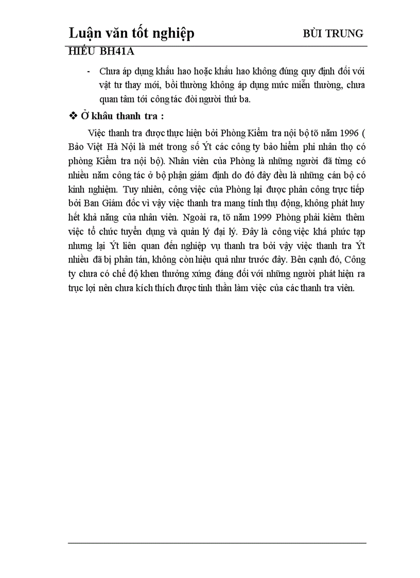 image for page Trục lợi trong bảo hiểm xe cơ giới tại Công ty bảo hiểm Hà Nội 1