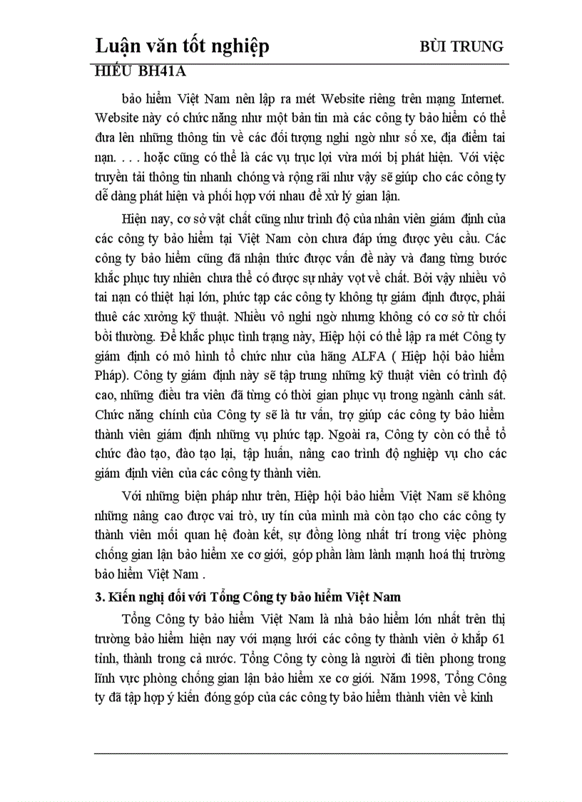 image for page Trục lợi trong bảo hiểm xe cơ giới tại Công ty bảo hiểm Hà Nội 1