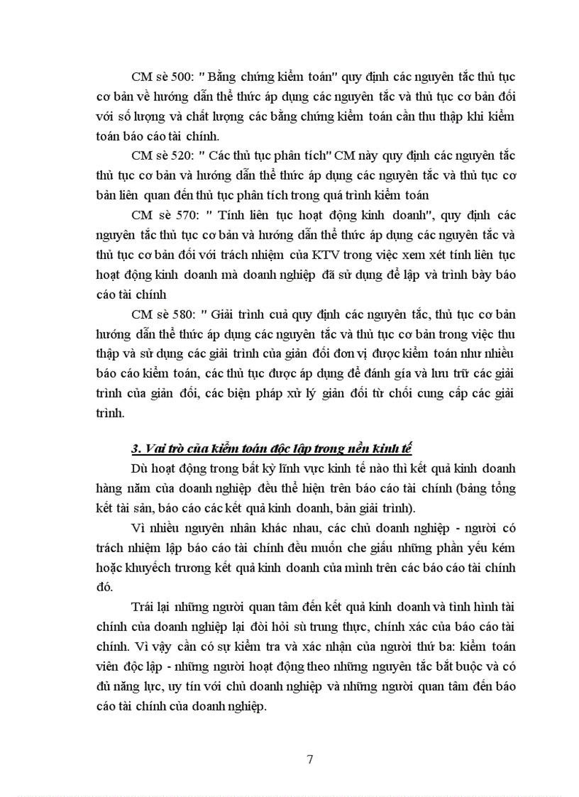 Hoạt động Kiểm toán báo cáo tài chính tại một số Công ty Kiểm toán độc lập Việt nam 1