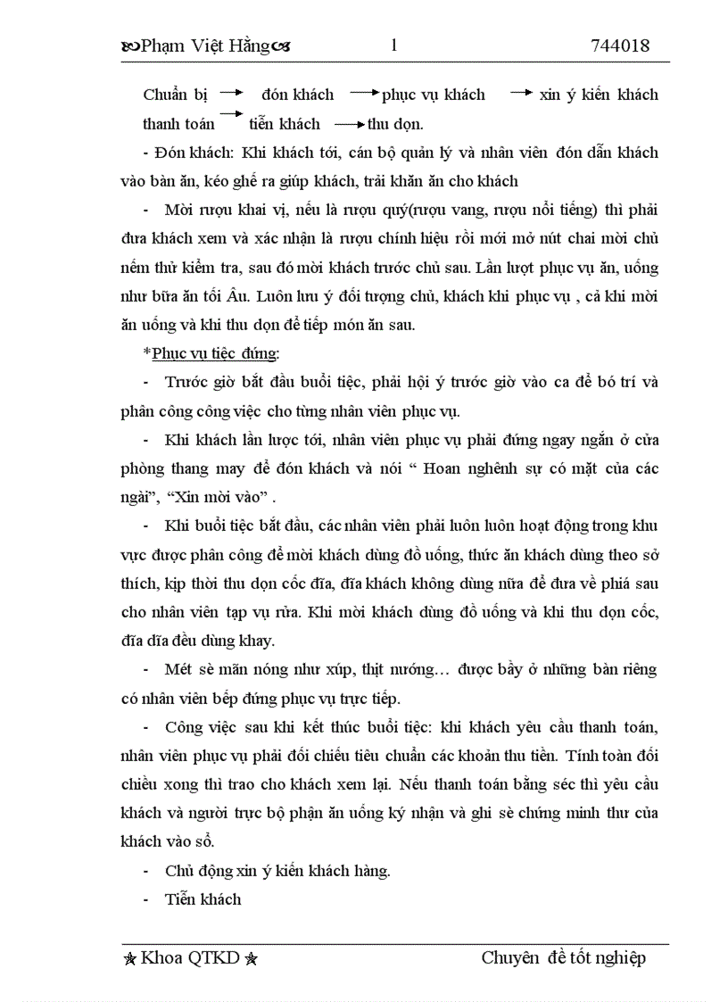 image for page các giải pháp nhằm nâng cao chất lượng phục vụ tại bộ phận bàn của Công ty Khách sạn và du lịch Công Đoàn Hà Nội