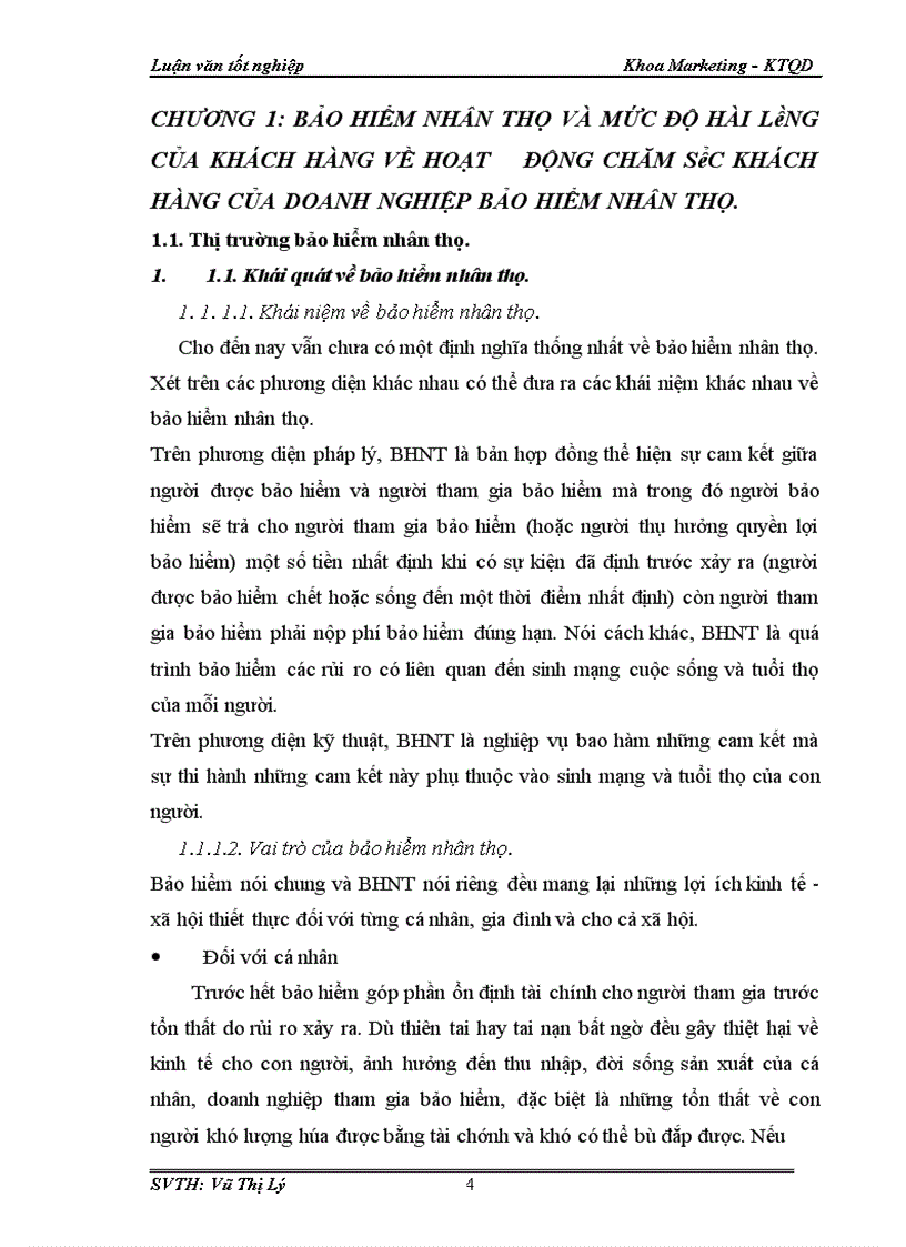 image for page Đánh giá mức độ hài lòng của khách hàng về dịch vụ chăm sóc khách hàng của công ty Bảo Việt Nhân Thọ 1