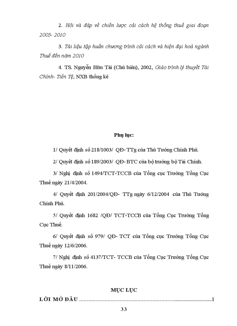 image for page Kiện toàn tổ chức bộ máy quản lý thuế đáp ứng yêu cầu cải cách và hiện đại hoá ngành thuế 1