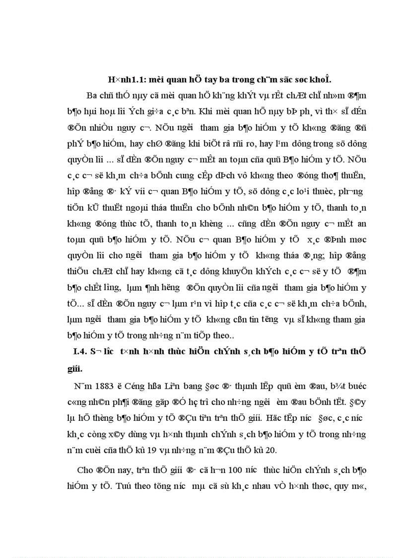 image for page Bước đầu khảo sát mô hình tổ chức chính sách cơ chế hoạt động của bảo hiểm y tế ở Việt Nam và một số nước trên thế giới