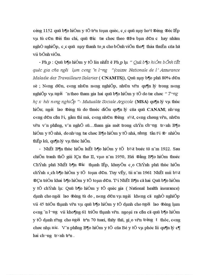 image for page Bước đầu khảo sát mô hình tổ chức chính sách cơ chế hoạt động của bảo hiểm y tế ở Việt Nam và một số nước trên thế giới
