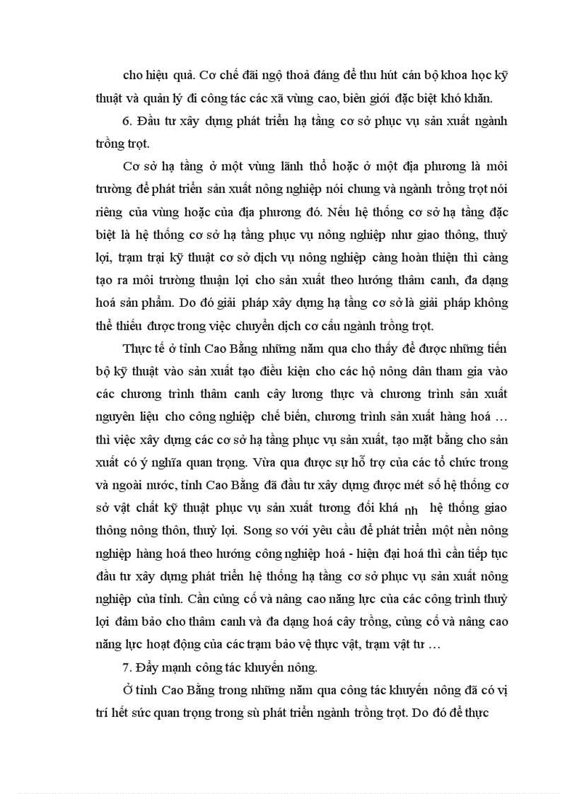 image for page Những biện pháp để chuyển dịch cơ cấu ngành trồng trọt của tỉnh Cao Bằng 1