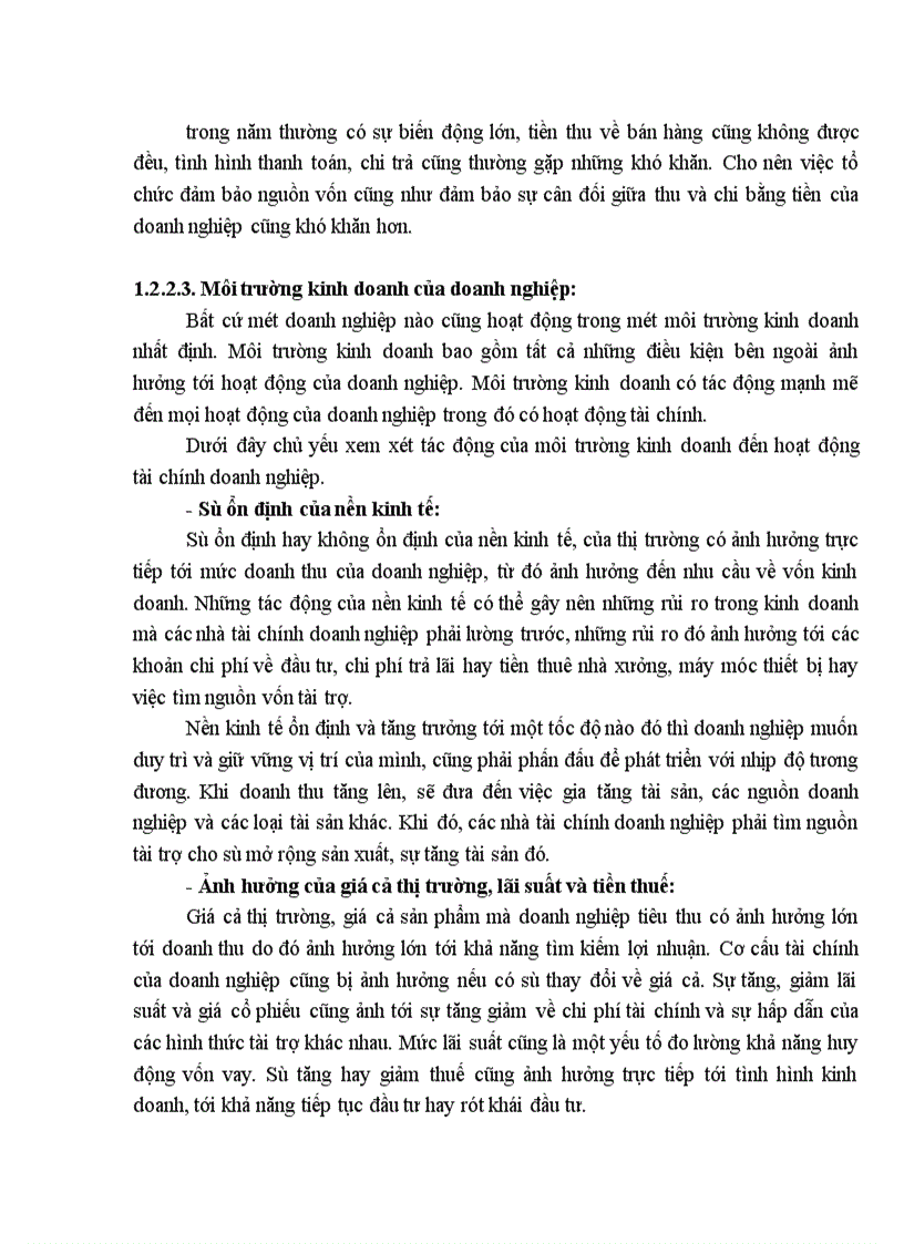 image for page Vốn kinh doanh và những biện pháp nâng cao hiệu quả sử dụng vốn kinh doanh ở xí nghiệp in trực thuộc NXB Lao động xã hội 1