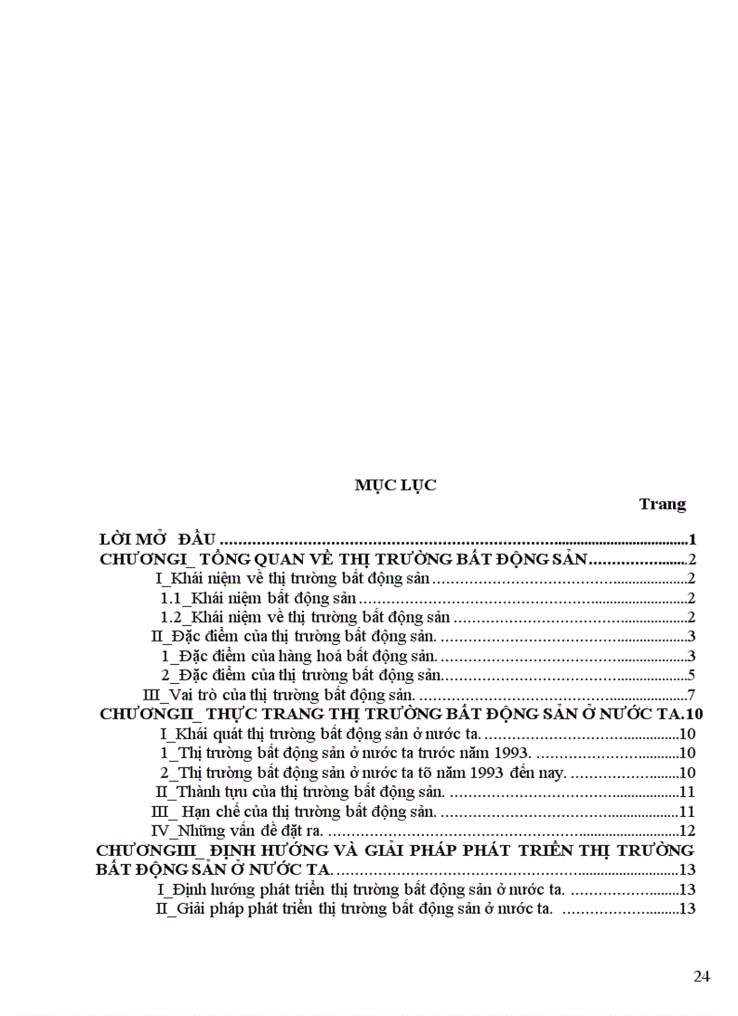 image for page Thực trạng và giải pháp phát triển thị trường bất động sản ở nước ta