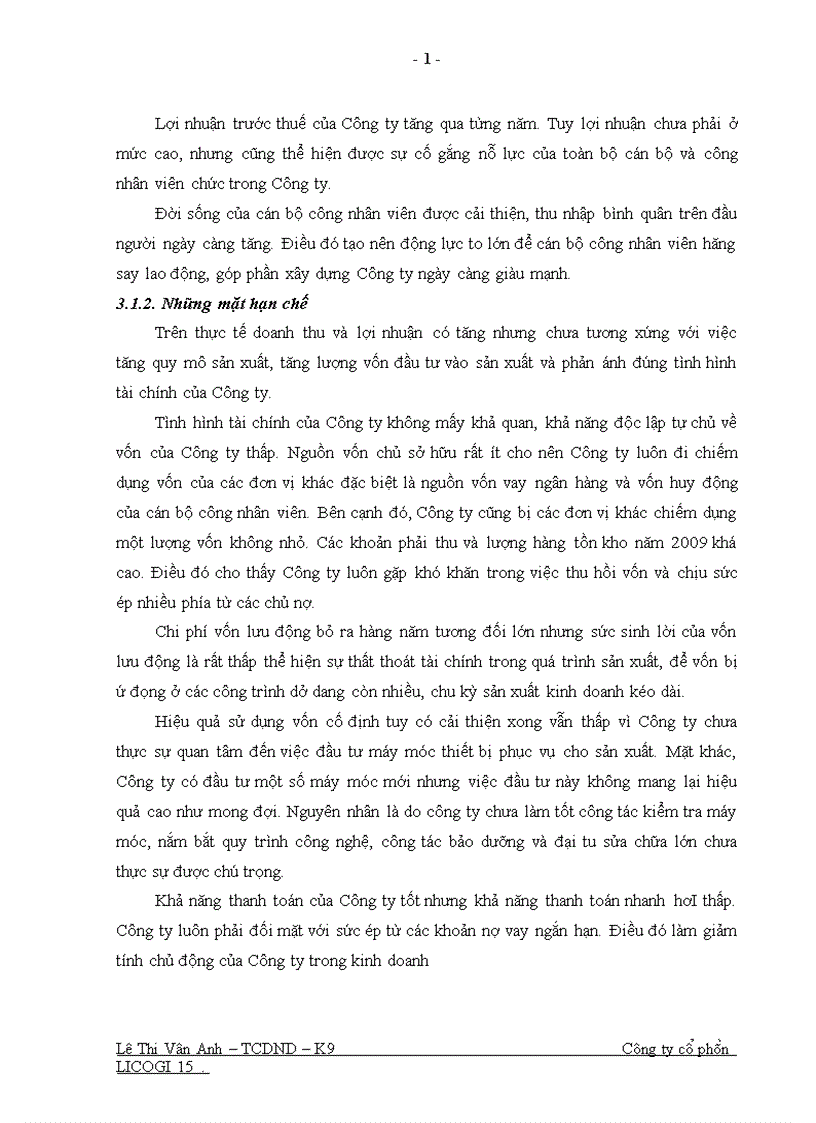 image for page Một số giải pháp nhằm nâng cao hiệu quả sử dụng vốn ở Công ty cổ phần LICOGI 15 1