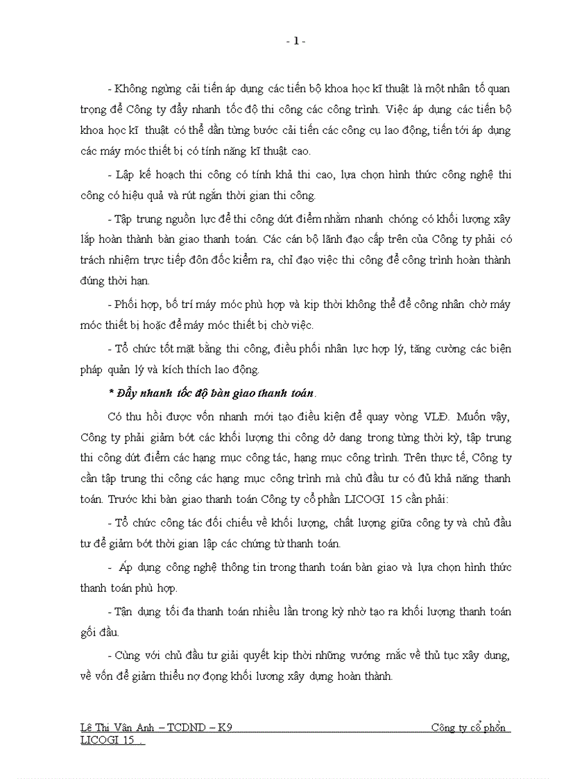 image for page Một số giải pháp nhằm nâng cao hiệu quả sử dụng vốn ở Công ty cổ phần LICOGI 15 1