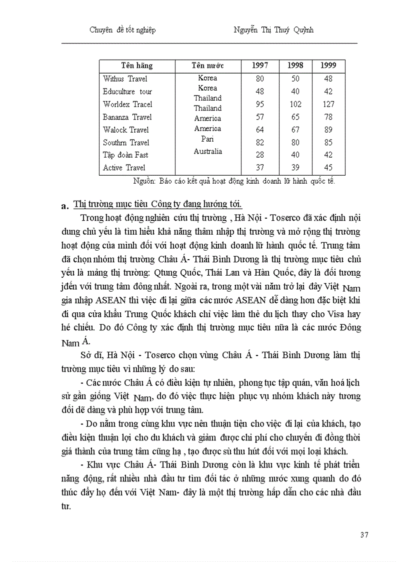 image for page Một số giải pháp nhằm phát triển hoạt động kinh doanh lữ hành quốc tế tại Công ty Du lịch Hà Nội Toserco 1