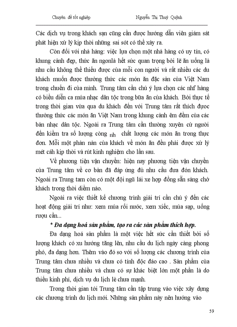 image for page Một số giải pháp nhằm phát triển hoạt động kinh doanh lữ hành quốc tế tại Công ty Du lịch Hà Nội Toserco 1