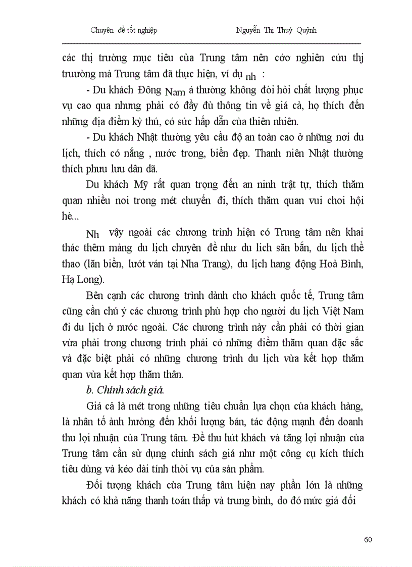 image for page Một số giải pháp nhằm phát triển hoạt động kinh doanh lữ hành quốc tế tại Công ty Du lịch Hà Nội Toserco 1
