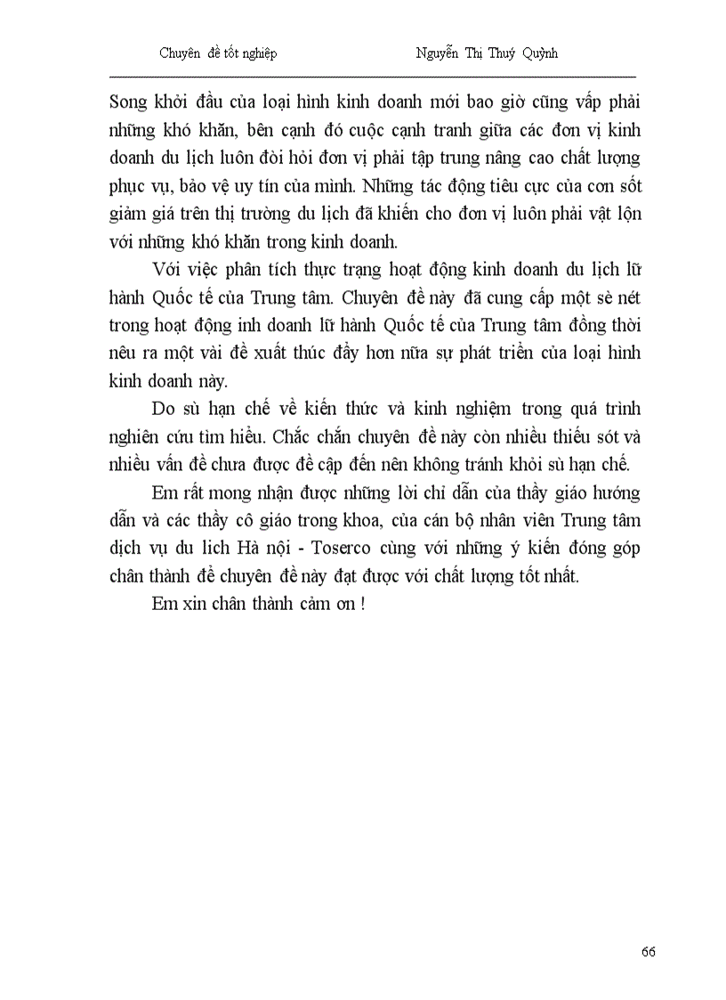 image for page Một số giải pháp nhằm phát triển hoạt động kinh doanh lữ hành quốc tế tại Công ty Du lịch Hà Nội Toserco 1
