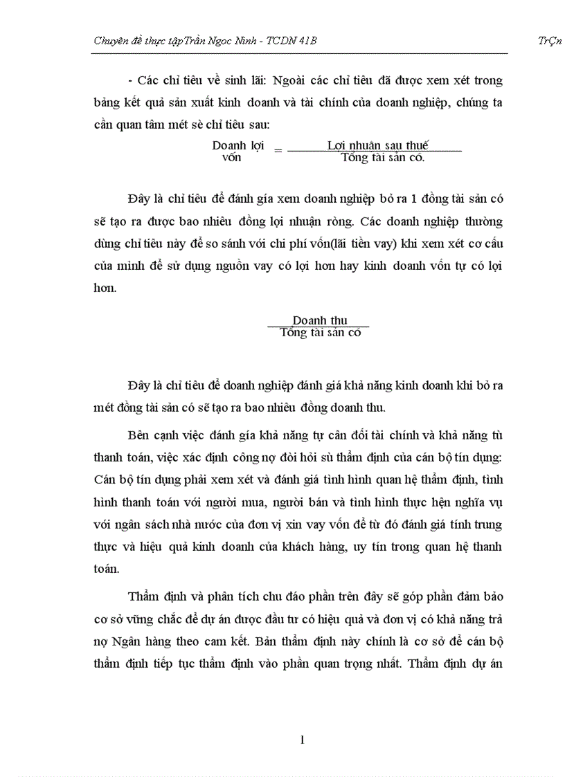 image for page Thẩm định dự án đầu tư của NHTM 1