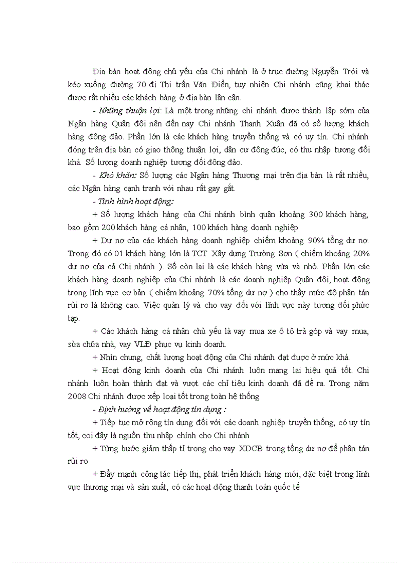 image for page Báo cáo thực tập tại Ngân hàng TMCP Quân Đội chi nhánh Thanh Xuân 1