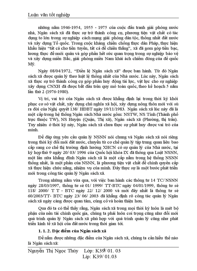 image for page Một số giải pháp nhằm tăng cường công tác quản lý ngân sách xã trên địa bàn thị xã Hà Đông tỉnh Hà Tây