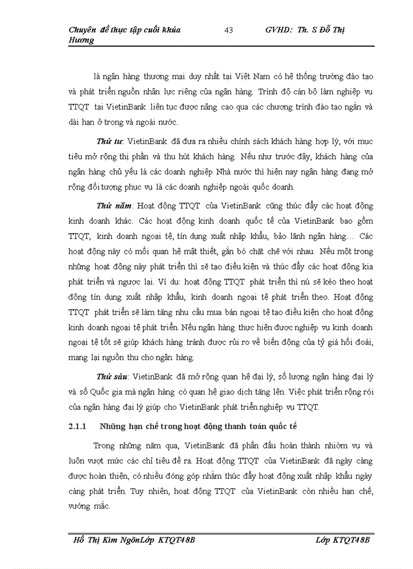 image for page Hoạt động thanh toán quốc tế tại Ngân hàng Thương mại cổ phần Công Thương Việt Nam