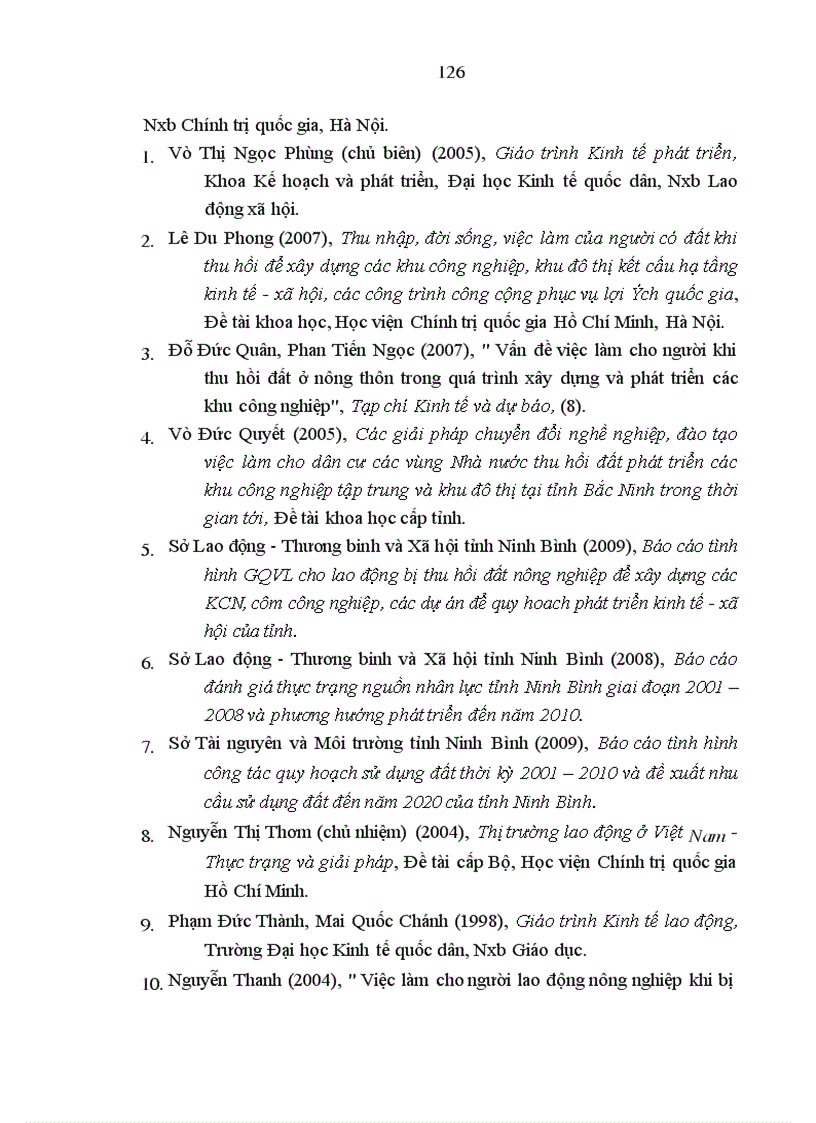 image for page Việc làm cho nông dân khi thu hồi đất trong quá trình công nghiệp hoá đô thị hoá ở tỉnh Ninh Bình 1