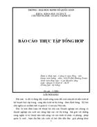 Báo cáo thực tập tổng hợp của Công ty may Hưng yên