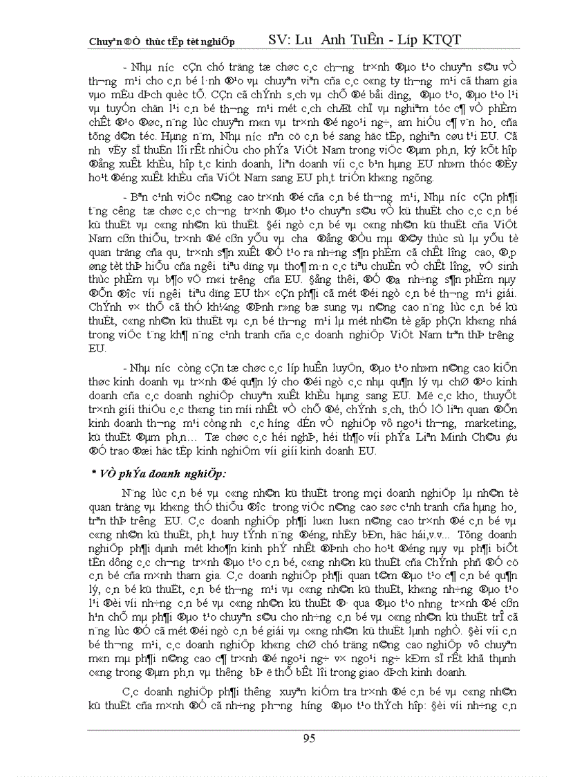 image for page Tự do hoá trong EU và khả năng thâm nhập thị trường EU của hàng hoá Việt Nam 1