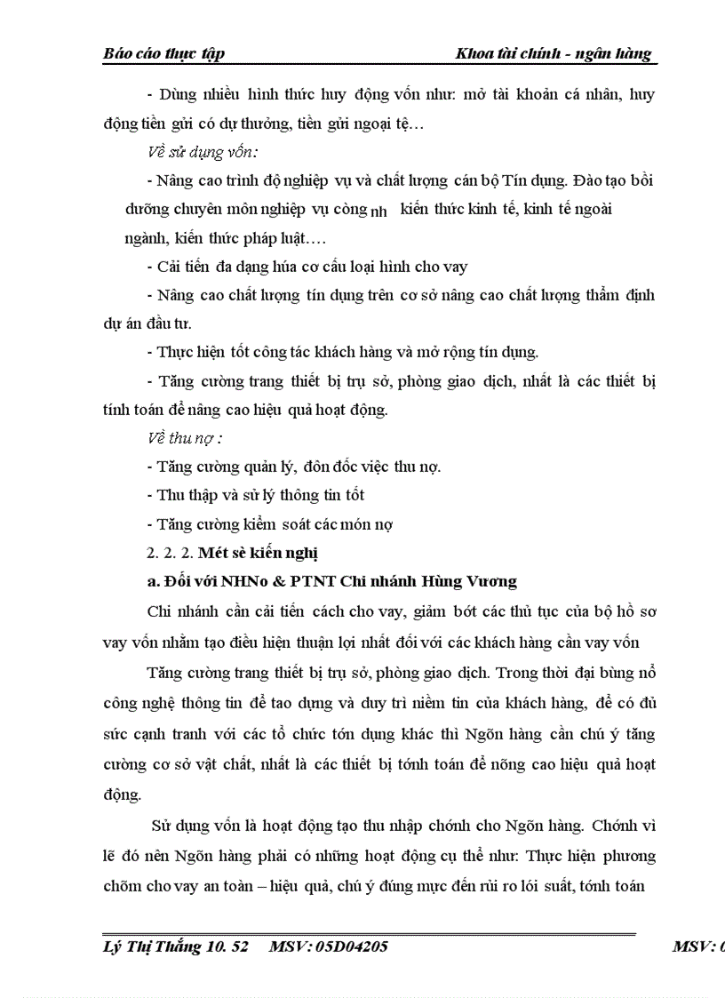 image for page Báo cáo thực tập tổng hợp của ngân hàng nông nghiệp và phát triển nông thôn chi nhánh Hùng Vương