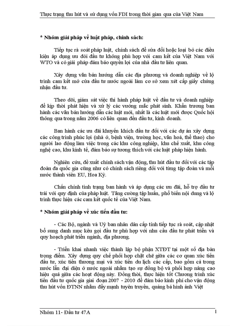 image for page Thực trạng thu hút và sử dụng vốn FDI trong thời gian qua của Việt Nam 1