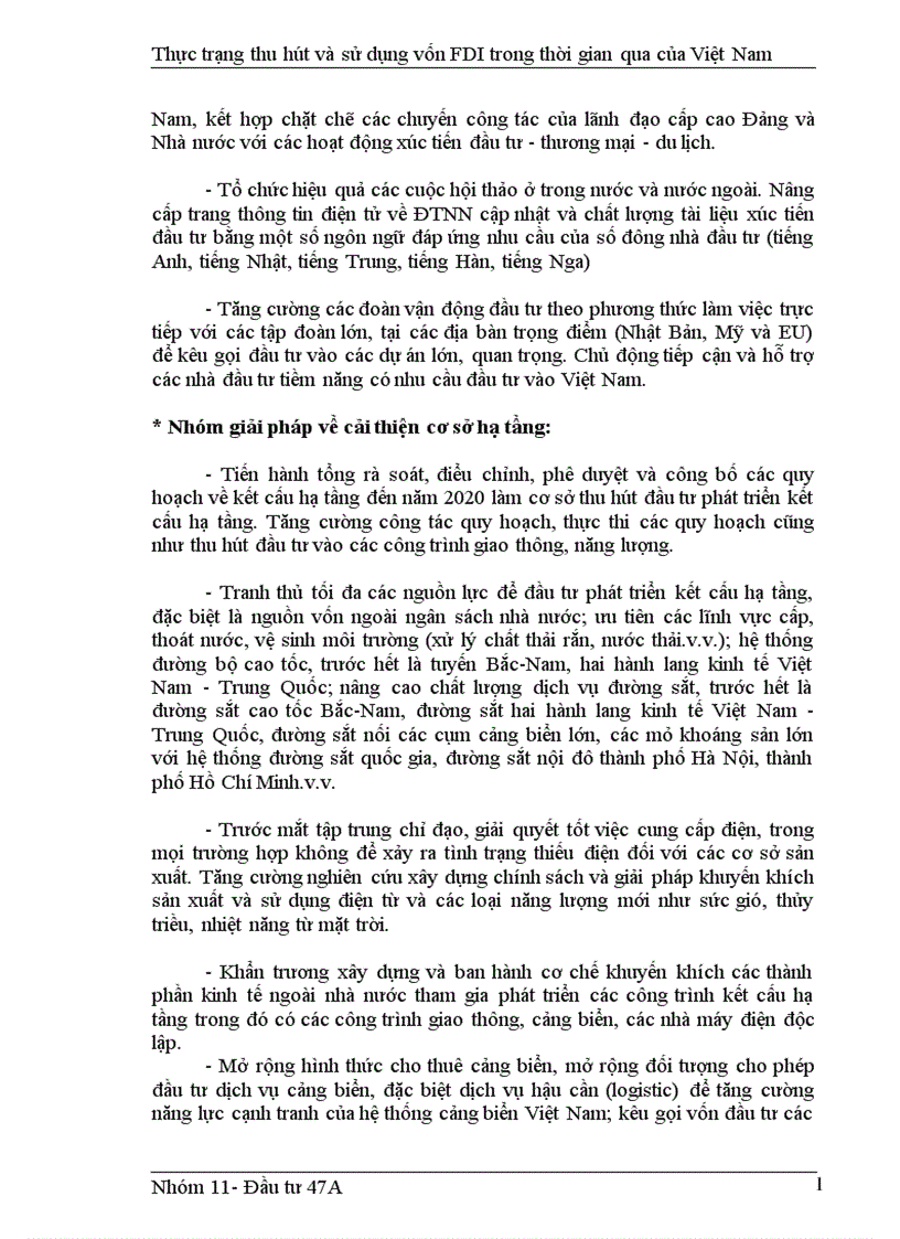 image for page Thực trạng thu hút và sử dụng vốn FDI trong thời gian qua của Việt Nam 1