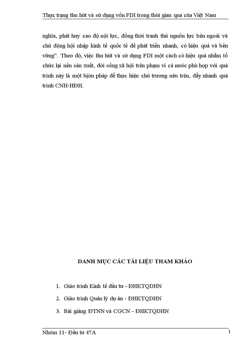 image for page Thực trạng thu hút và sử dụng vốn FDI trong thời gian qua của Việt Nam 1