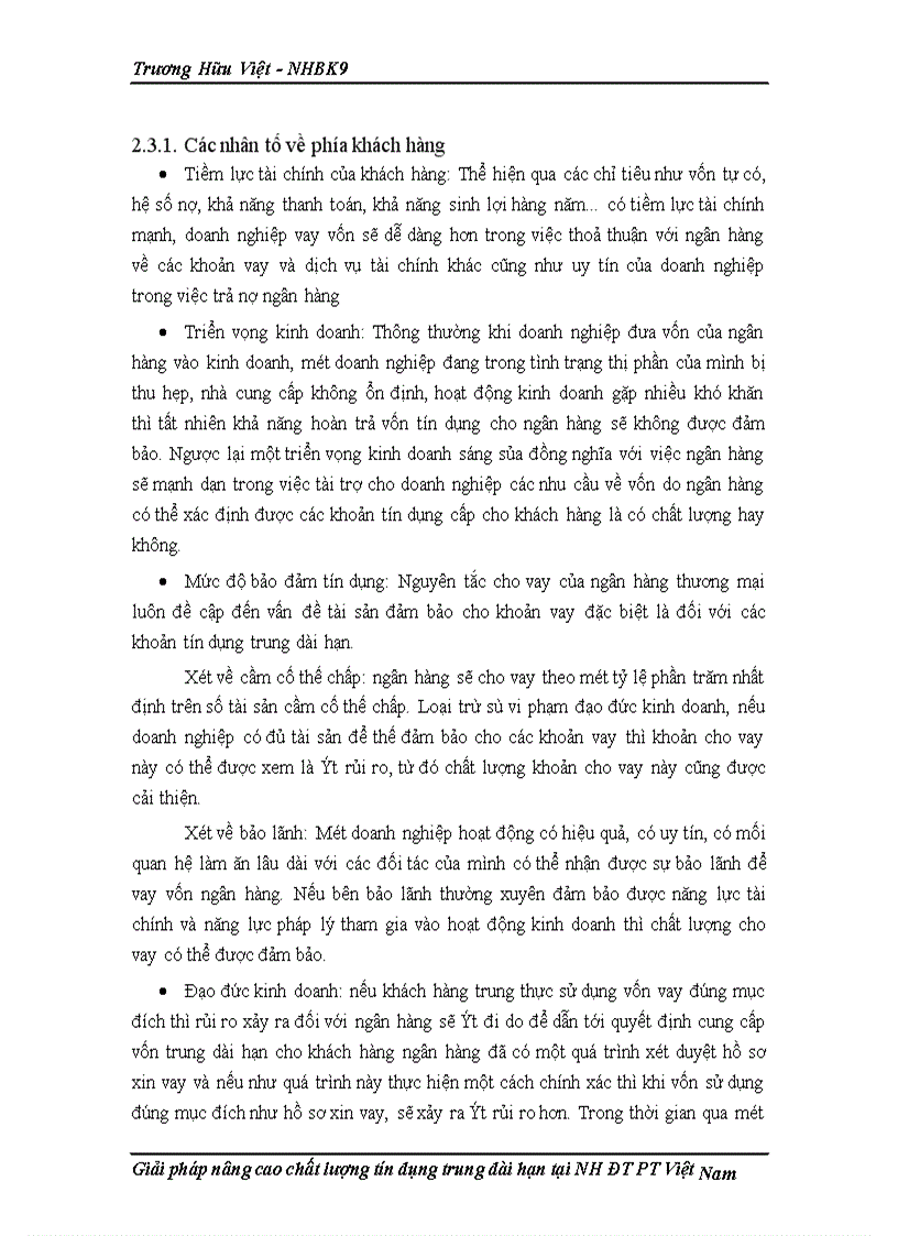 image for page Một số giải pháp nhằm mở rộng và nâng cao chất lượng tín dụng trung dài hạn tại ngân hàng Đầu tư và Phát triển Việt Nam