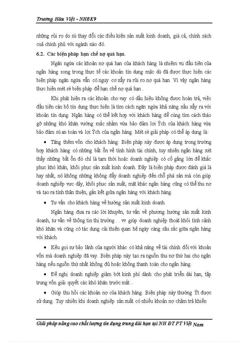image for page Một số giải pháp nhằm mở rộng và nâng cao chất lượng tín dụng trung dài hạn tại ngân hàng Đầu tư và Phát triển Việt Nam