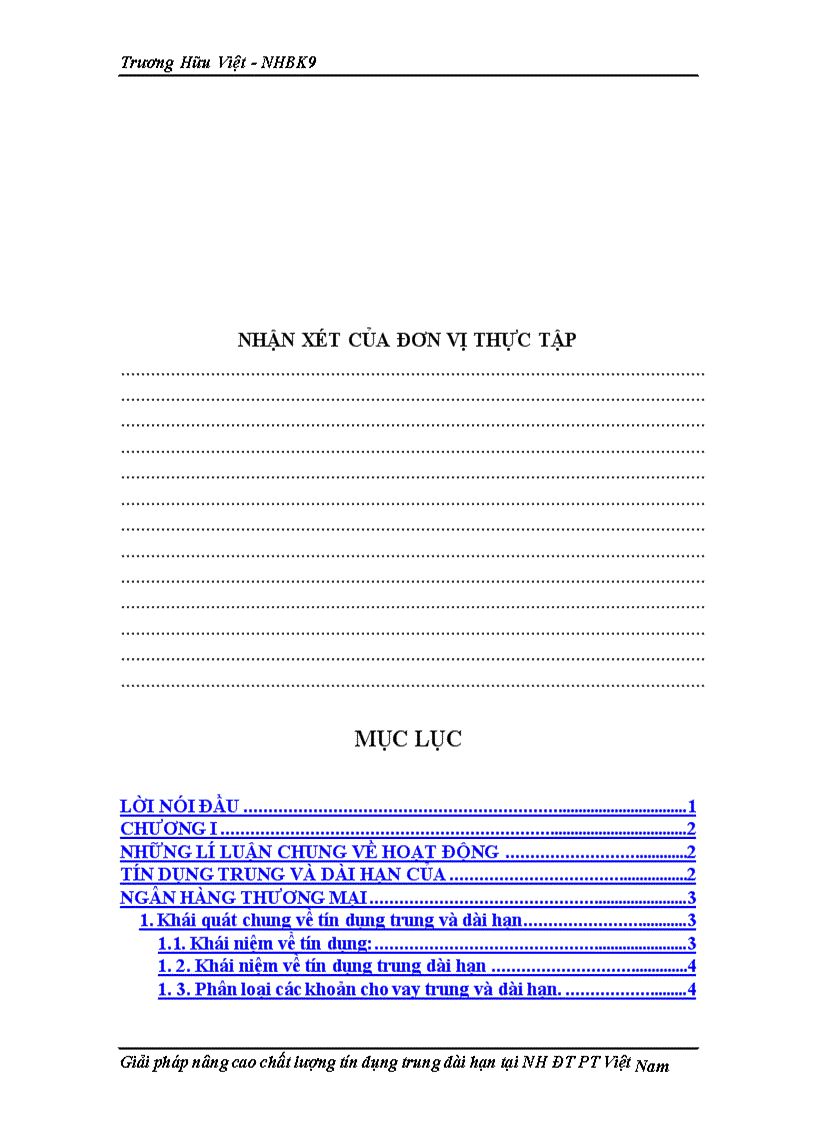 image for page Một số giải pháp nhằm mở rộng và nâng cao chất lượng tín dụng trung dài hạn tại ngân hàng Đầu tư và Phát triển Việt Nam