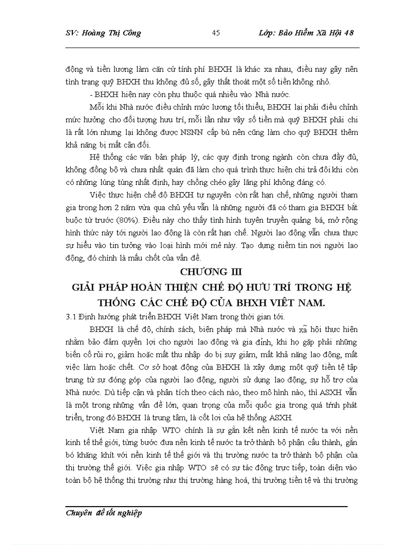 image for page Thực trạng và giải pháp hoàn thiện chế độ hưu trí trong hệ thống BHXH Việt Nam 1