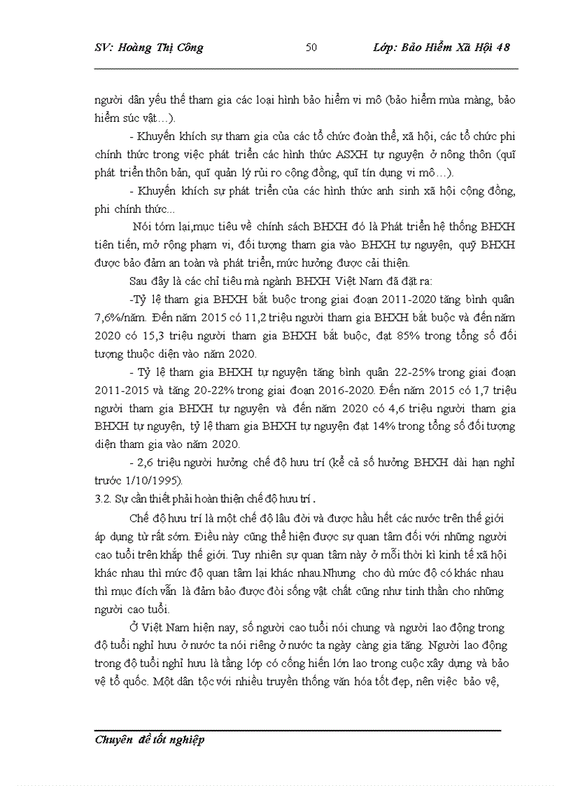 image for page Thực trạng và giải pháp hoàn thiện chế độ hưu trí trong hệ thống BHXH Việt Nam 1