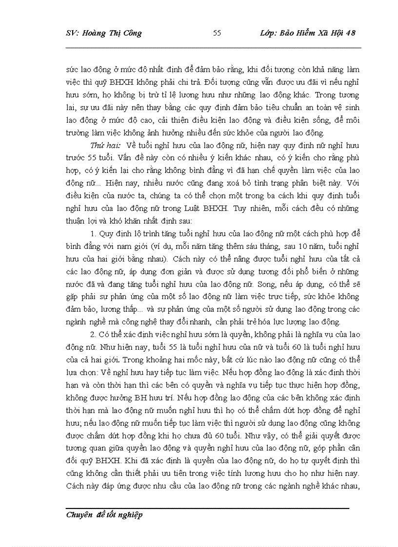 image for page Thực trạng và giải pháp hoàn thiện chế độ hưu trí trong hệ thống BHXH Việt Nam 1