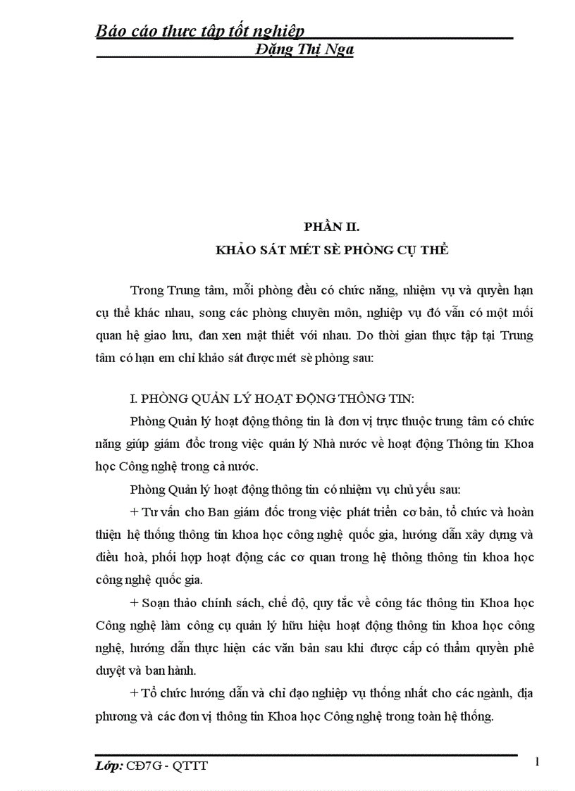 image for page Báo cáo thực tập tổng hợp của trung tâm thông tin tư liệu khoa học và công nghệ quốc gia