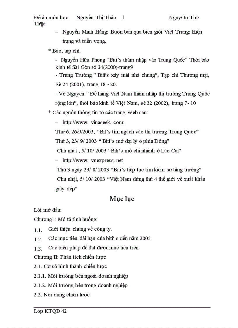 image for page Chiến lược thâm nhập thị trường Trung Quốc của công ty biti s