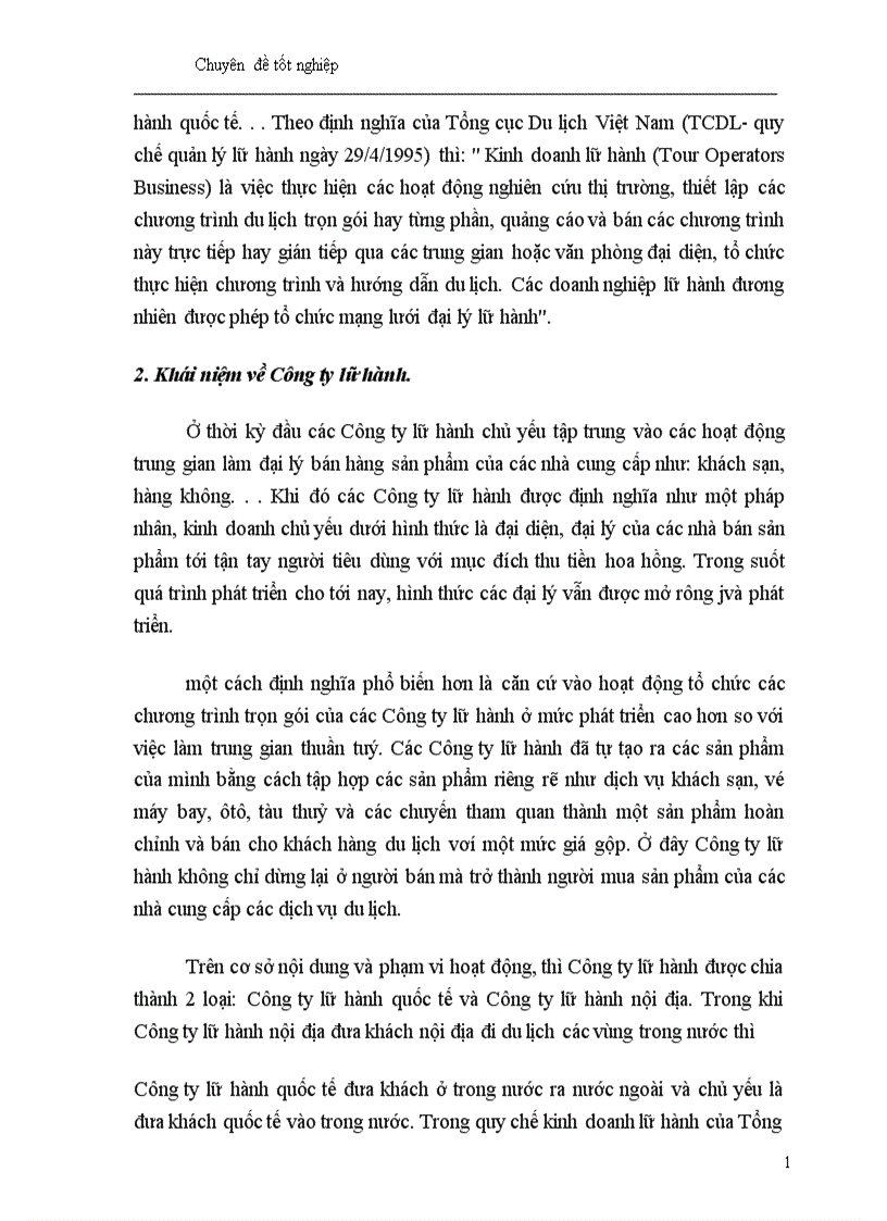 image for page Một số giải pháp nhằm phát triển hoạt động kinh doanh lữ hành quốc tế tại Công ty Du lịch Hà Nội Toserco 1