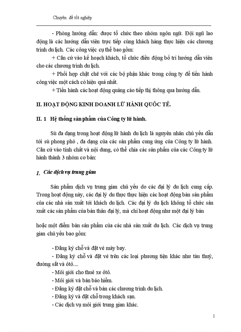 image for page Một số giải pháp nhằm phát triển hoạt động kinh doanh lữ hành quốc tế tại Công ty Du lịch Hà Nội Toserco 1