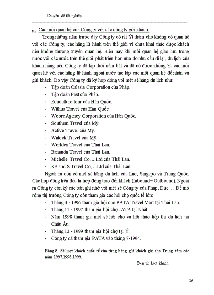 image for page Một số giải pháp nhằm phát triển hoạt động kinh doanh lữ hành quốc tế tại Công ty Du lịch Hà Nội Toserco 1