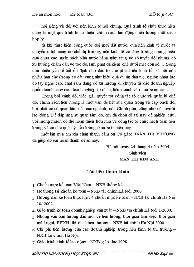 image for page Các hình thức tiền lương và tổ chức hạch toán lao động tiền lương hiện nay trong các doanh nghiệp 1