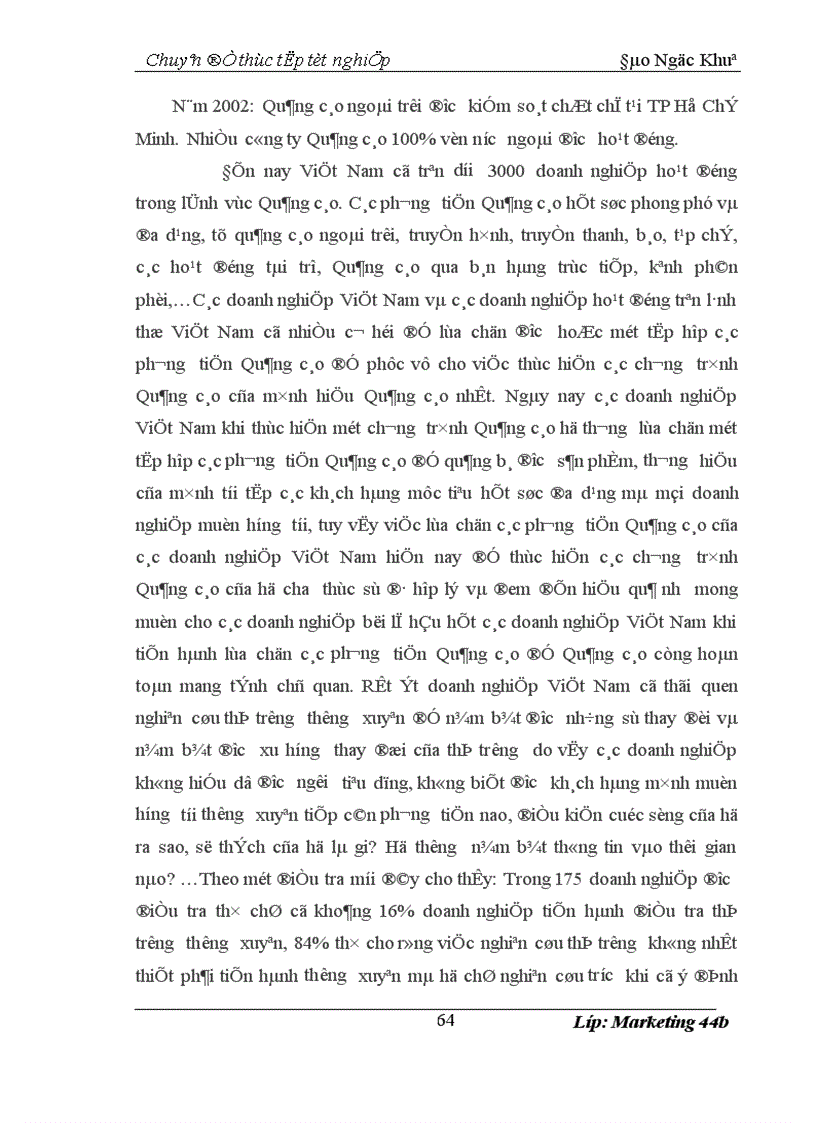 image for page Hoàn thiện chiến lược quảng cáo của Tổng công ty Bia Rượu Nước giải Khát Hà Nội 1