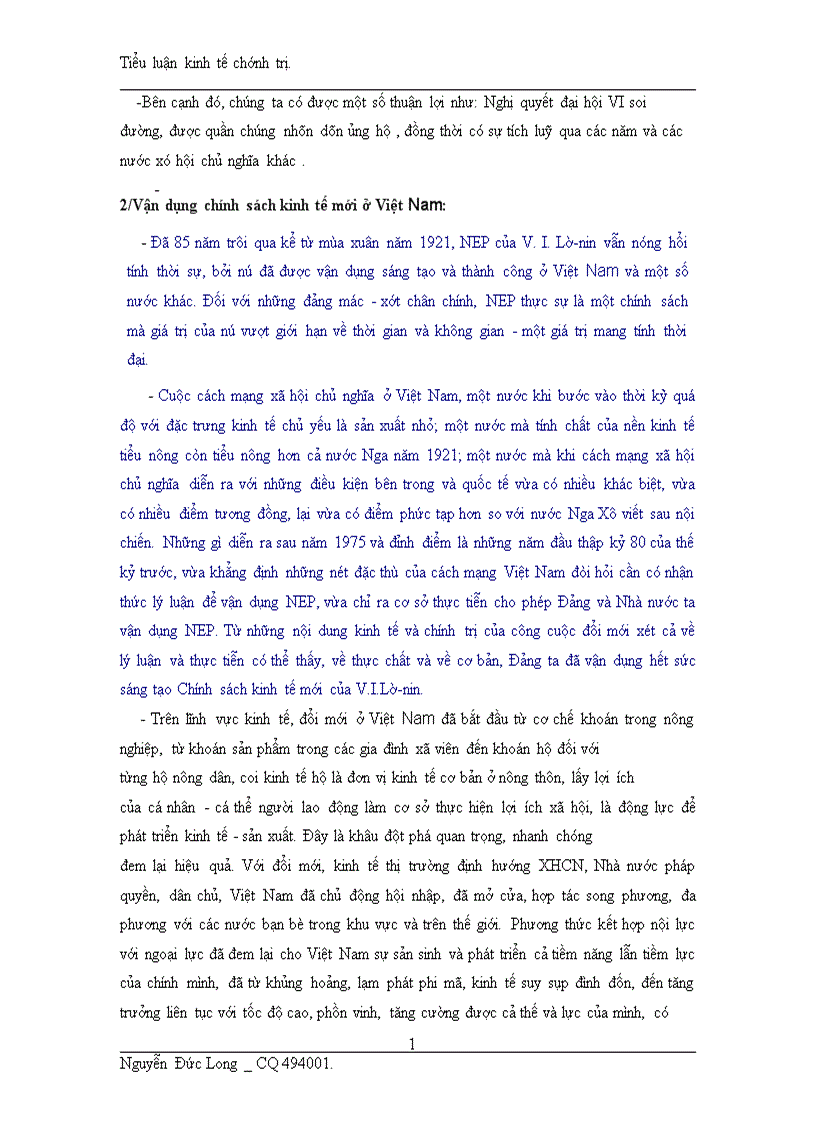image for page Chính sách kinh tế mới NEP của Lênnin và sự vận dụng ở Việt Nam 1