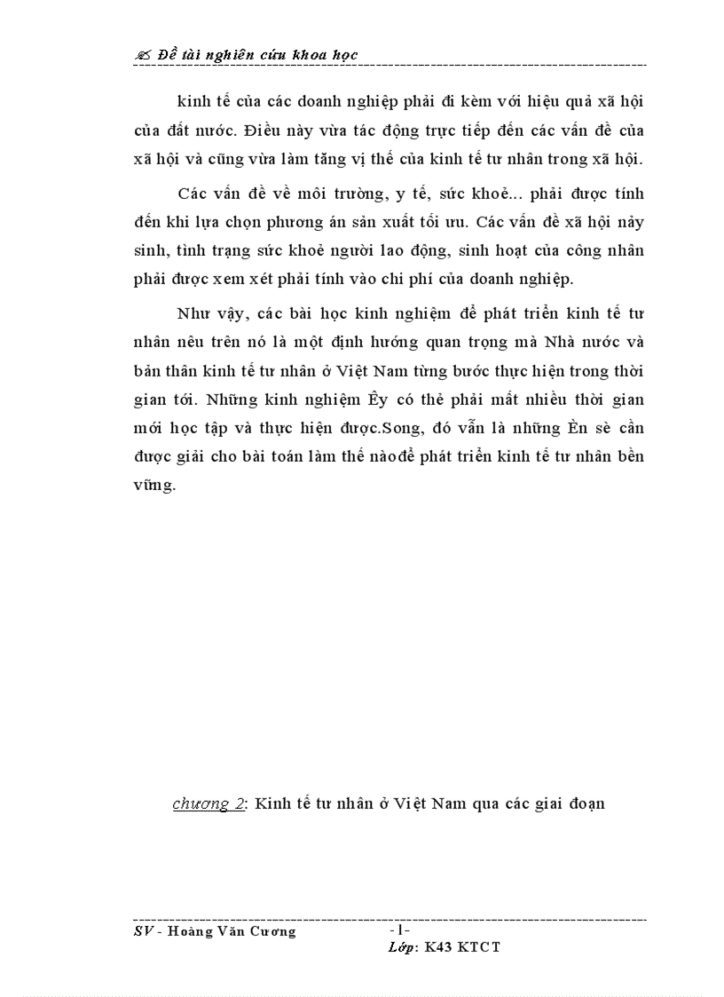 image for page Phát triển kinh tế tư nhân những vấn đề đặt ra đối với Việt Nam